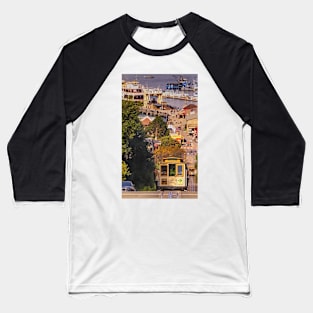 Hyde Street Cable Car Baseball T-Shirt